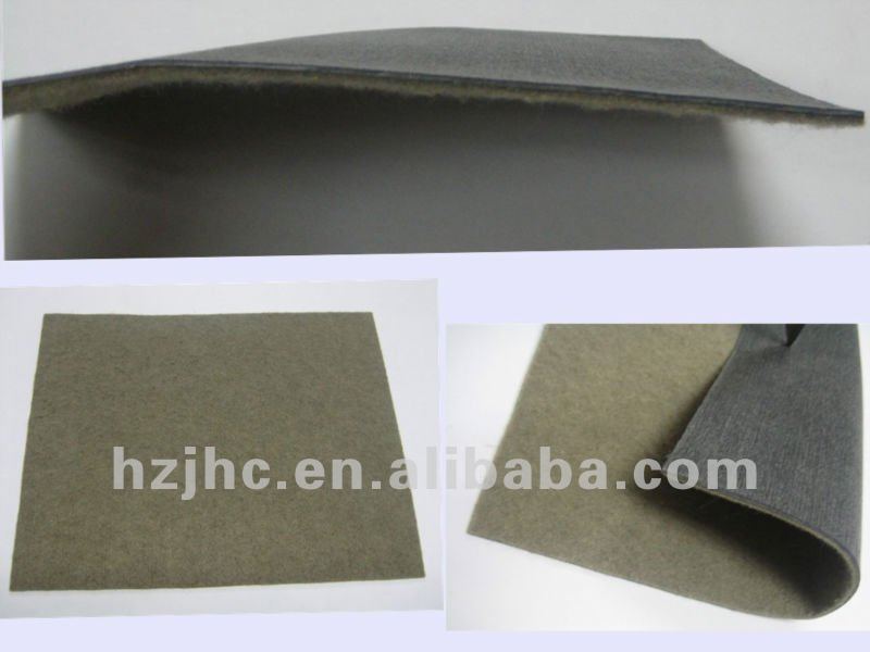Flame retardant polyester nonwoven car seat upholstery cover fabric