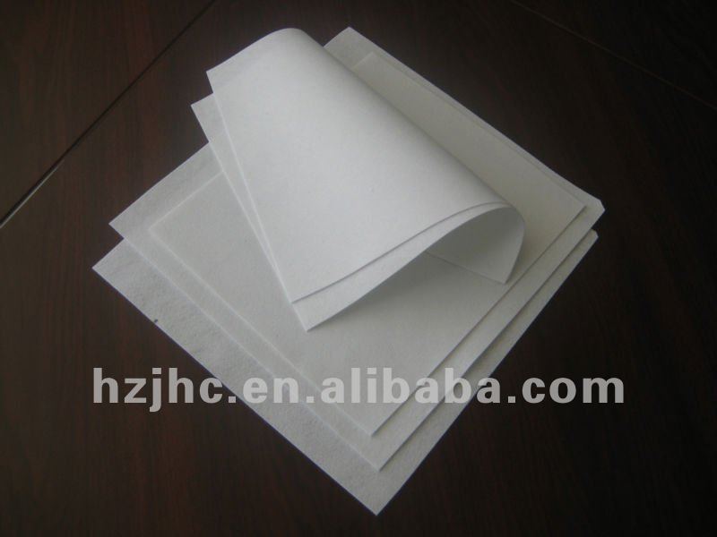 China non-woven polyester needle punched fabrics air filter wholesale