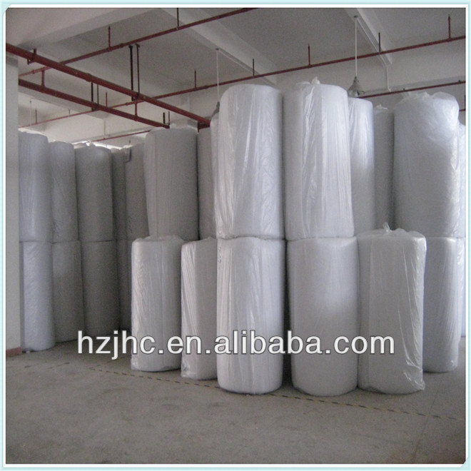 Thermal bonded padded fabric polyester batting polyester wadding