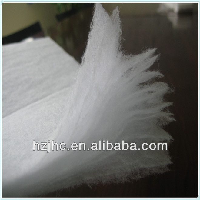 100% Polyester Fibre Washable Needle PunchedNonwoven Cotton Batting for Home Textile