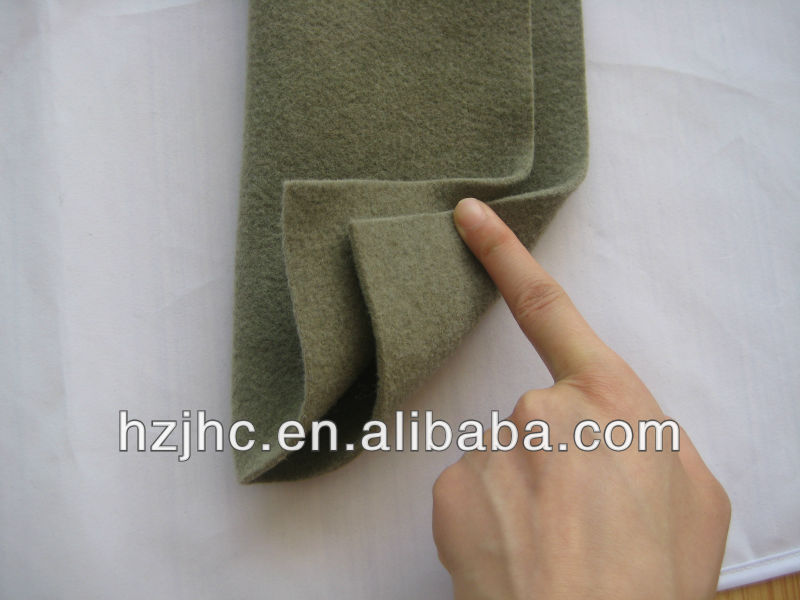 Hard nonwoven needle punched polyester felt pad fabric sheet