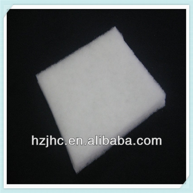 Thermal bond nonwoven wadding/cotton for silk quilting