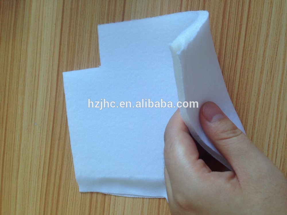 Environmental laminated foam fabric bra pad/bra cup - China Huizhou  Jinhaocheng