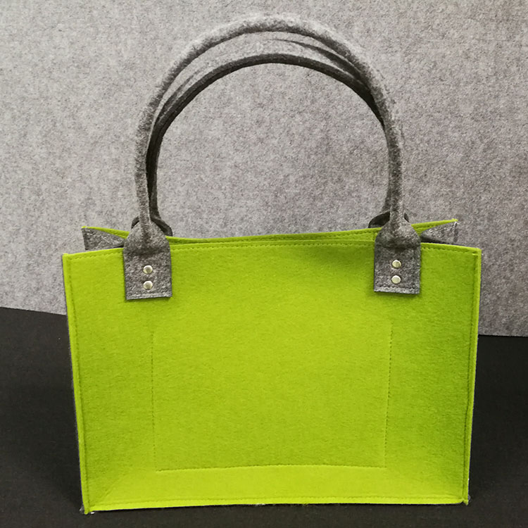 Accept Customized Logo 2018 Fashion Felt handbag shopping bags