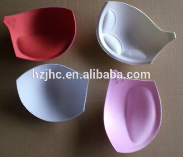 Environmental laminated foam fabric bra pad/bra cup - China Huizhou  Jinhaocheng